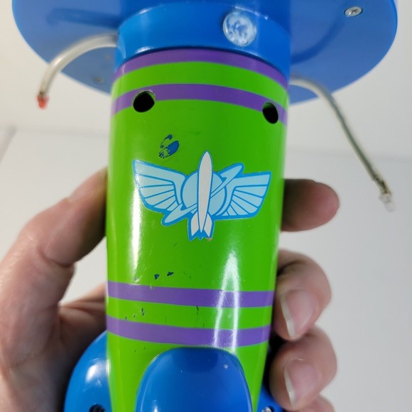 Buzz Lightyear Spinning light up space ship Disney Pixar Tested and works - Picture 3 of 5